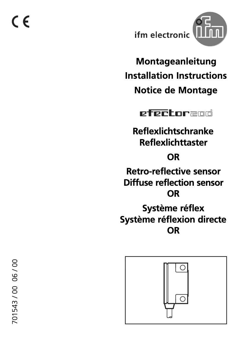 Página 1 del manual Manual de usuario IFM OR0009