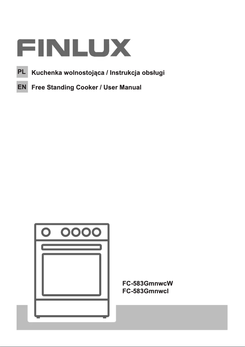 Page 1 of the manual User Manual Finlux FC-583GmnwcW