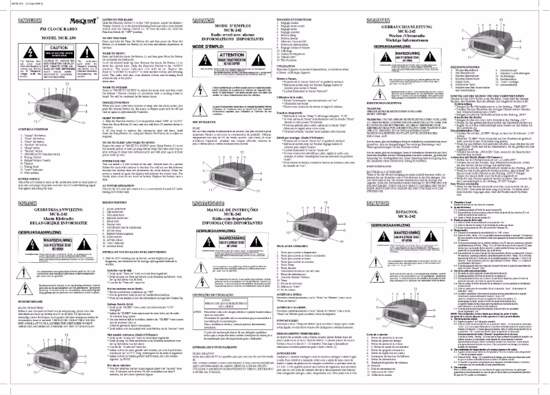 Page 1 de la notice Manuel utilisateur Marquant MCK-250