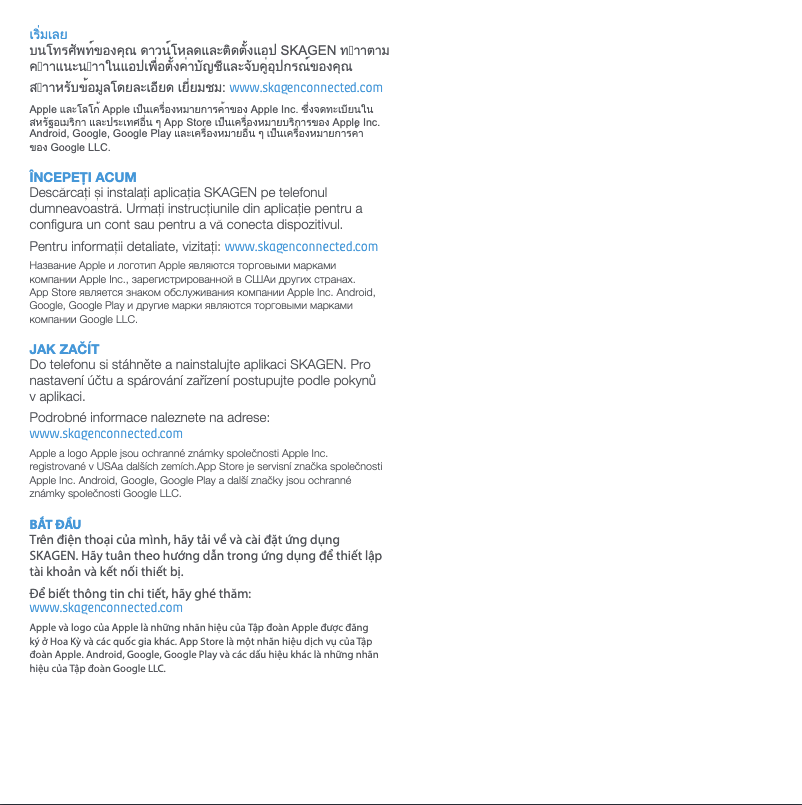 Page 1 de la notice Manuel utilisateur Skagen Holst Connected Hybrid SKT1305