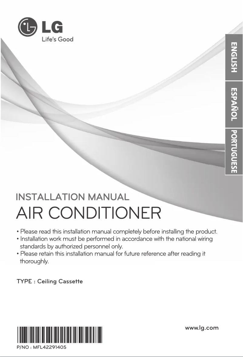 Page 1 de la notice Manuel utilisateur LG LTNC242PLE0