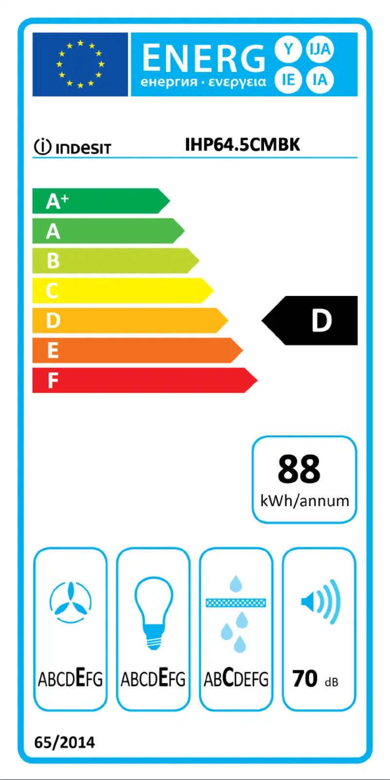 Page n°1 - Manuel utilisateur Indesit IHP 64.5 C M BK