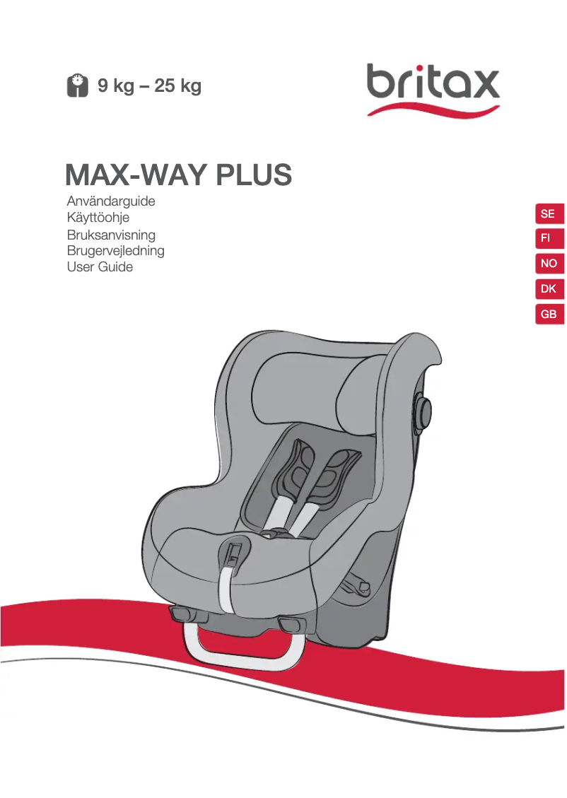 Page 1 of the manual User Manual Britax-Römer Max-Way Plus