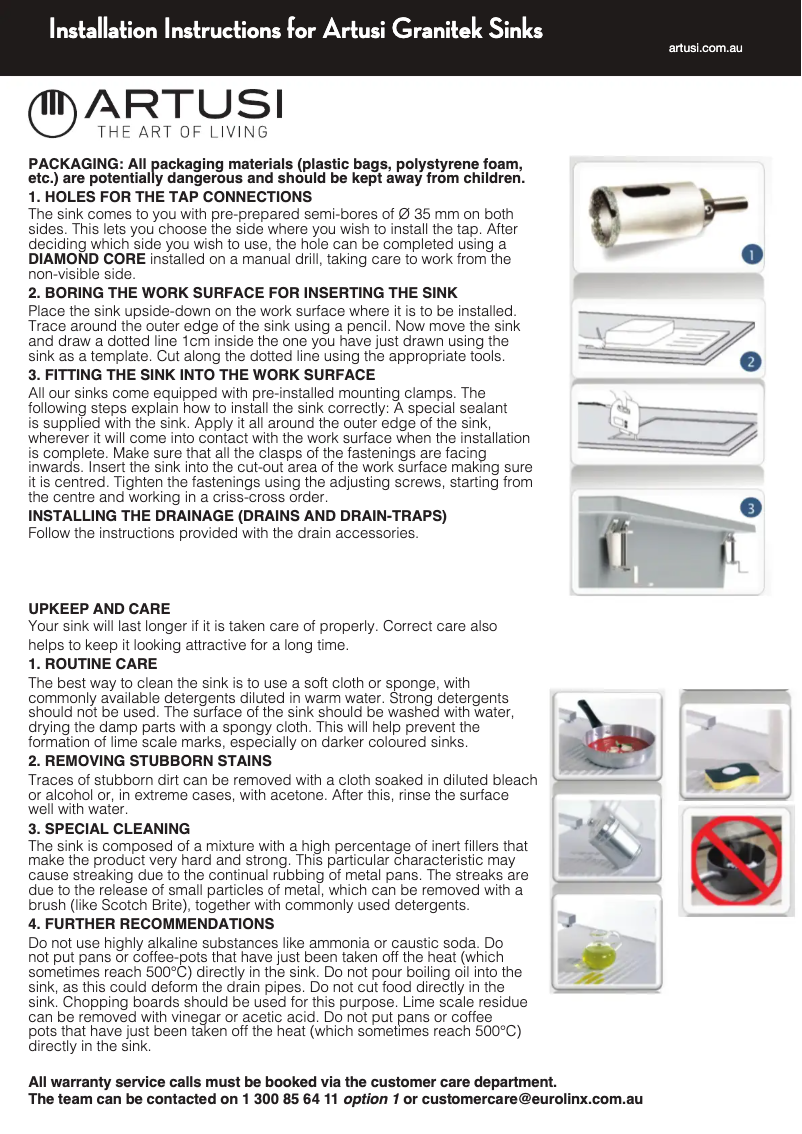 Page 1 of the manual User Manual Artusi AGS411B