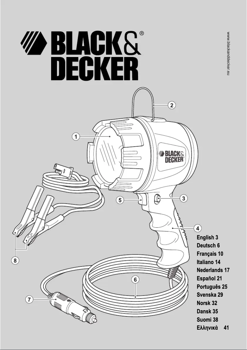 Page 1 of the manual User Manual Black & Decker BDSL300