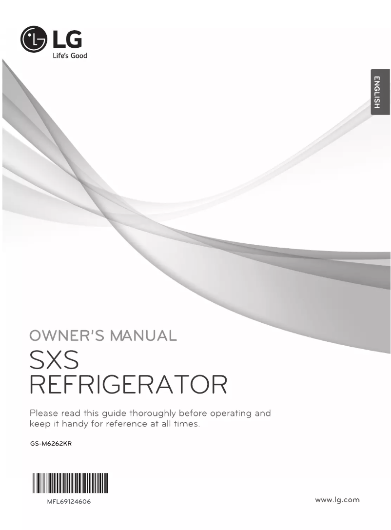 Page 1 de la notice Manuel utilisateur LG GS-M6262KR