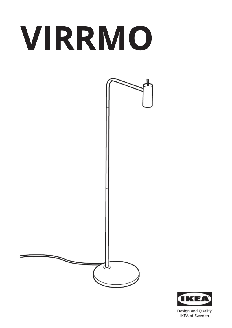 Page 1 de la notice Manuel utilisateur Ikea VIRRMO 905.228.49