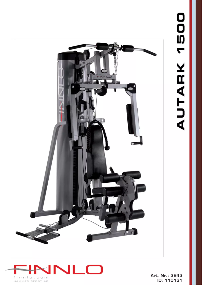 Page 1 of the manual User Manual Finnlo Autark 2200