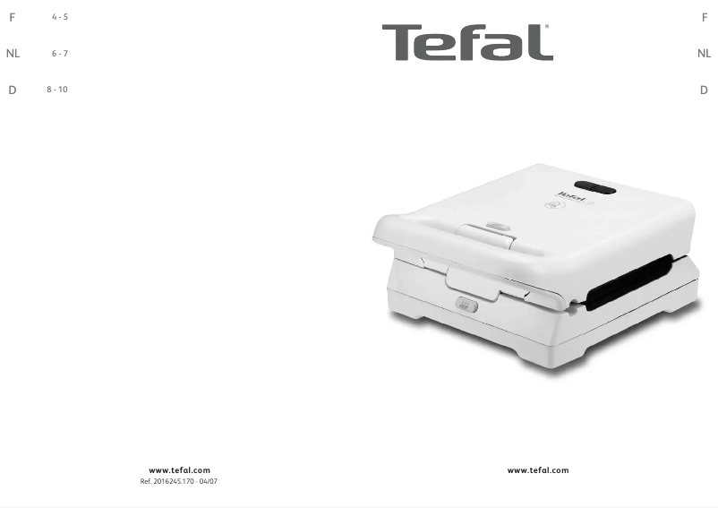 Página 1 del manual Manual de usuario Tefal WD3120