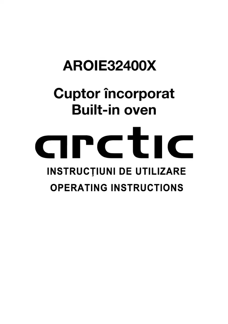 Page 1 de la notice Manuel utilisateur Arctic Cooling AROIE 32400 X