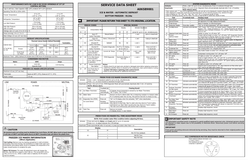 Page 1 de la notice Guide d'installation Frigidaire FGHF2367TF