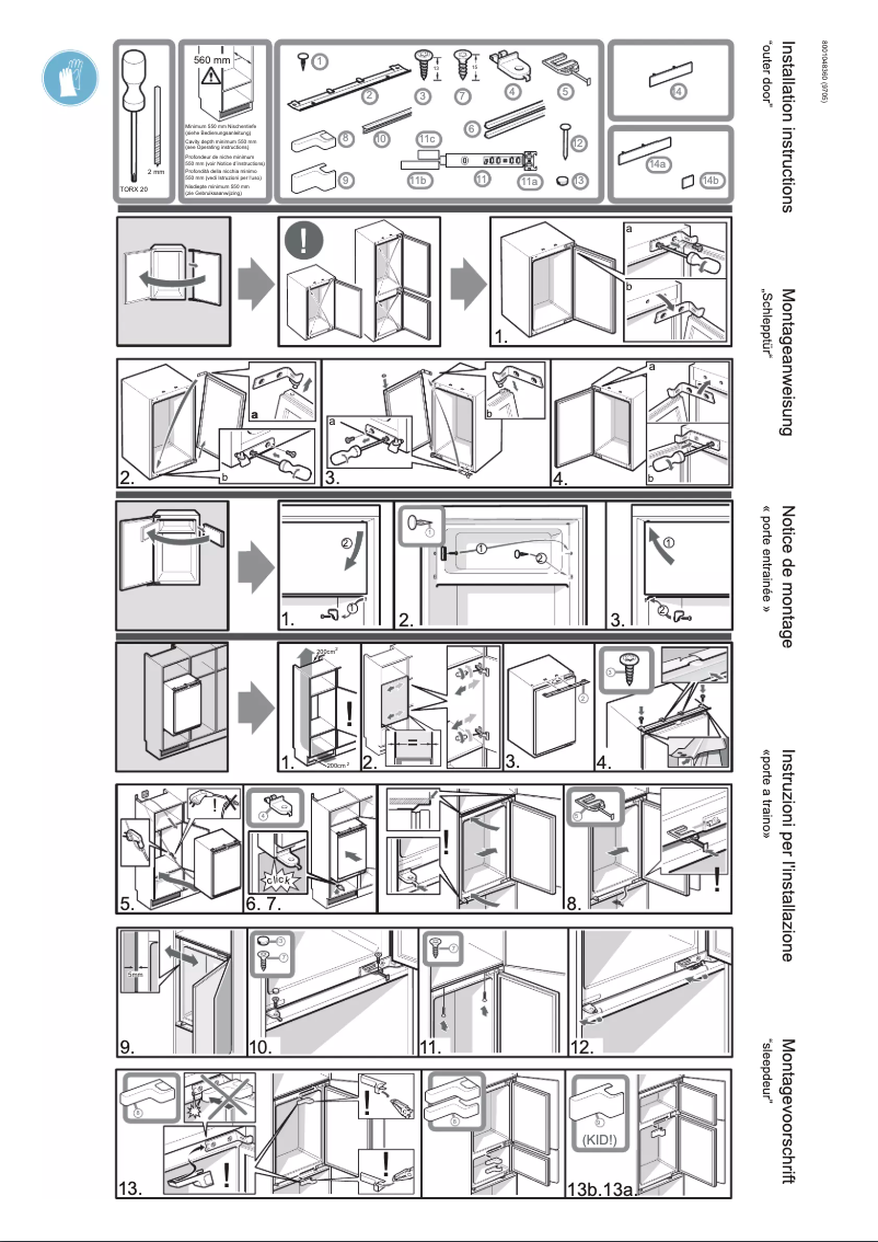 Page 1 de la notice Guide d'installation Constructa CK64305