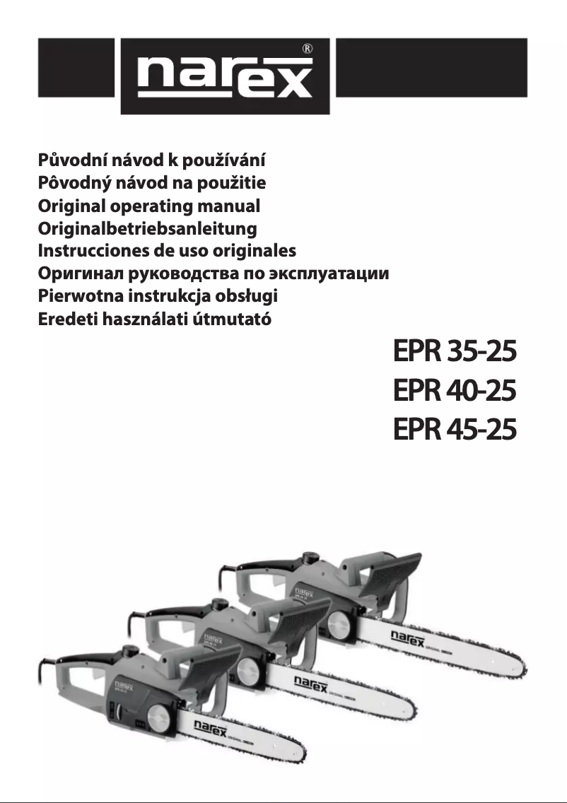 Página 1 del manual Manual de usuario Narex EPR 40-25