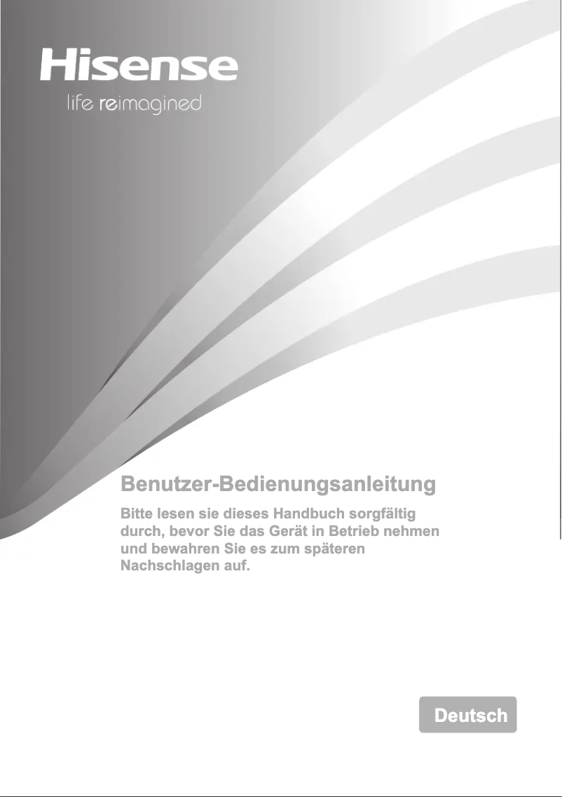 Page 1 de la notice Manuel utilisateur Hisense RB400N4FC2