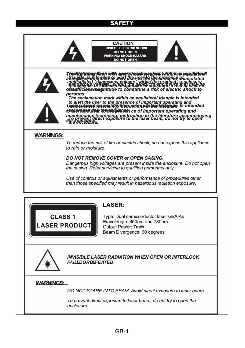 Page 1 of the manual User Manual Scott DMX 25 HWH