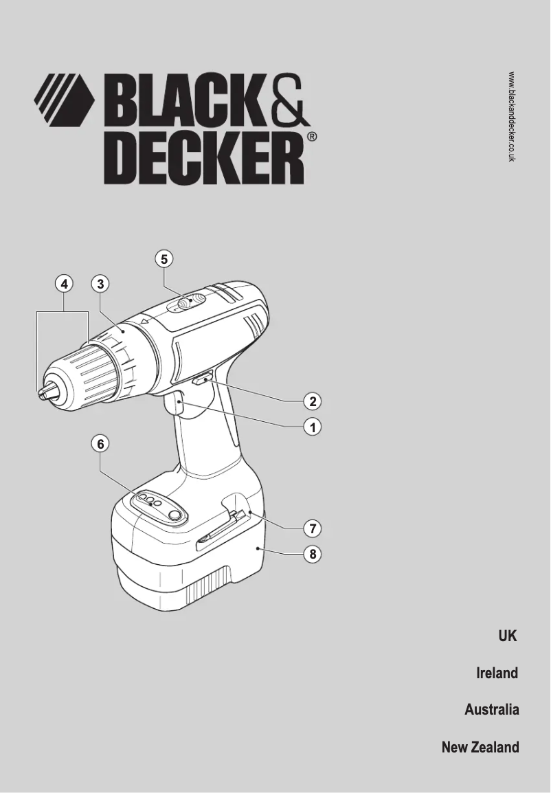 Page 1 de la notice Manuel utilisateur Black & Decker CP14