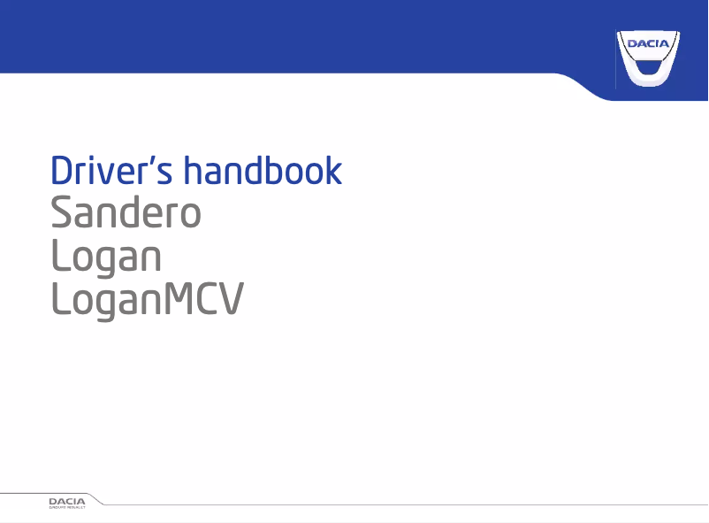 Página 1 del manual Manual de usuario Dacia Logan MCV (2014)