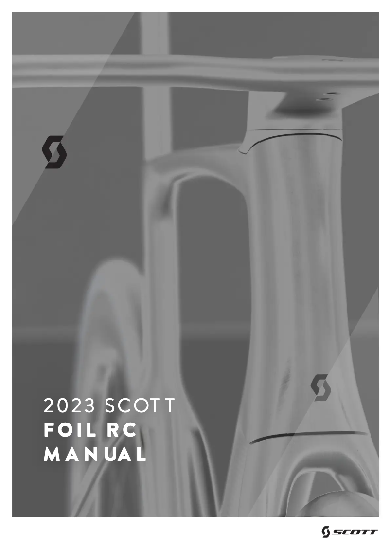 Page 1 de la notice Manuel utilisateur Scott Foil RC Pro