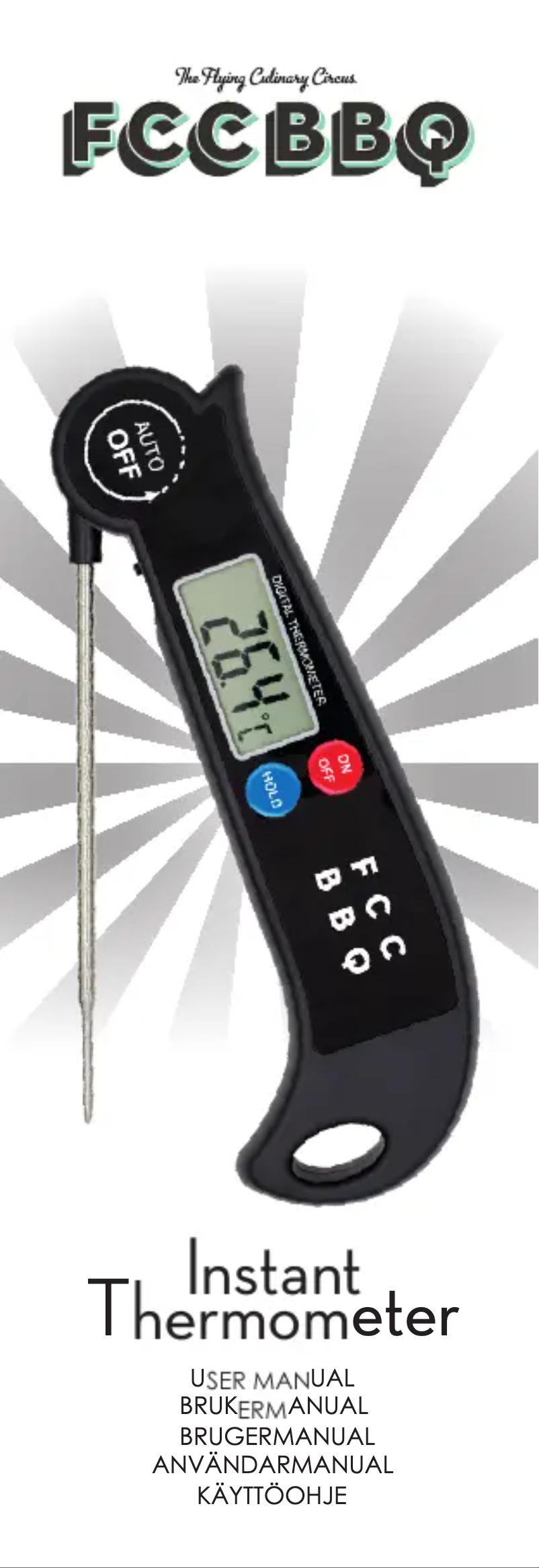 Página 1 del manual Manual de usuario FCC BBQ FCC-A-10032