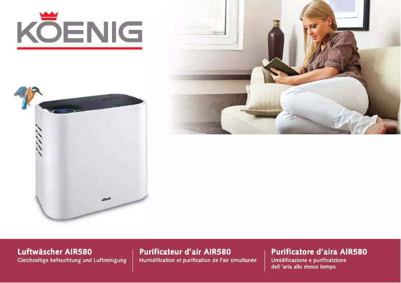 Página 1 del manual Manual de usuario Koenig AIR 580