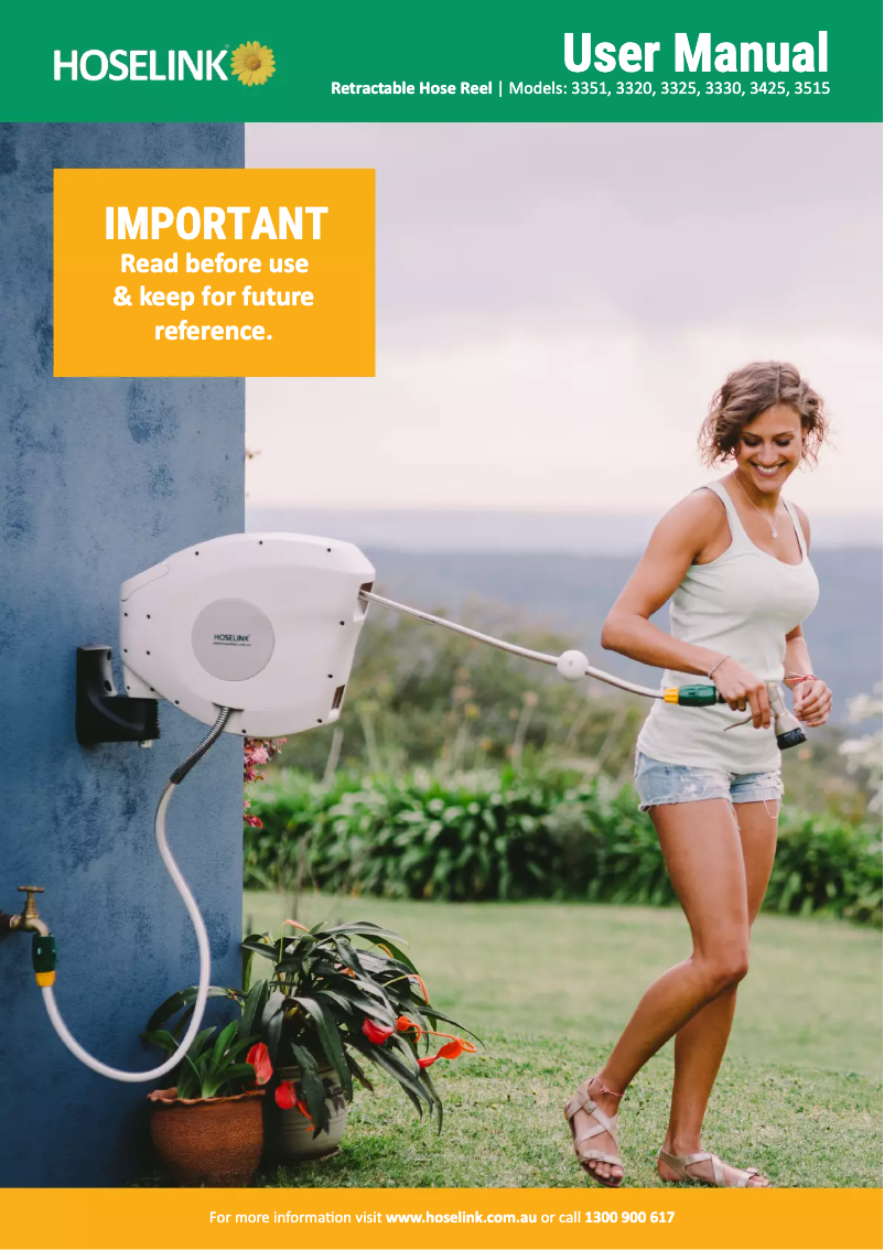 Page 1 de la notice Manuel utilisateur Hoselink 3320