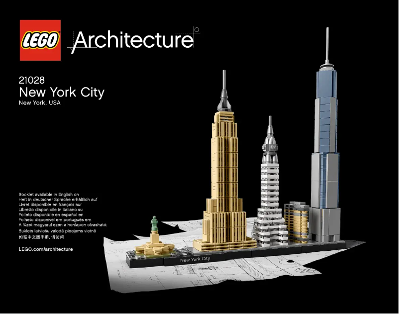 Page 1 of the manual User Manual Lego New York City 21028
