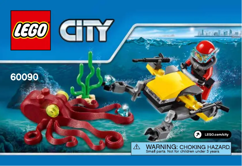 Page 1 de la notice Manuel utilisateur Lego City 60090