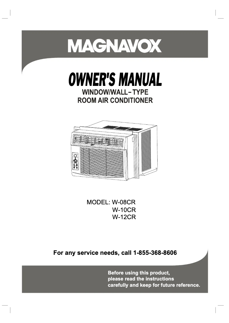 Page 1 de la notice Manuel utilisateur Magnavox W-12CR