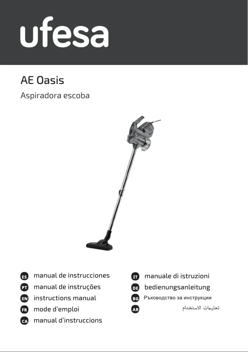 Page 1 de la notice Manuel utilisateur Ufesa Oasis
