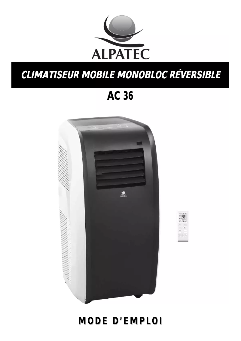 Page 1 de la notice Manuel utilisateur Alpatec AC 36