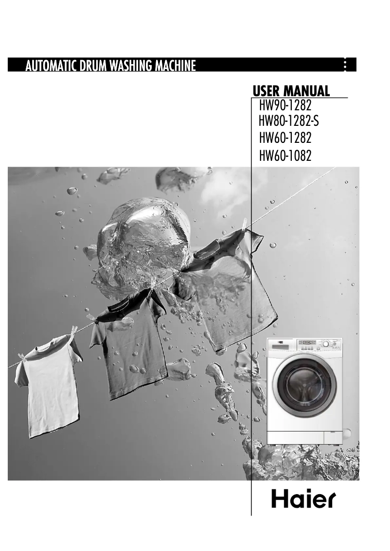 Página 1 del manual Manual de usuario Haier HW60-1282