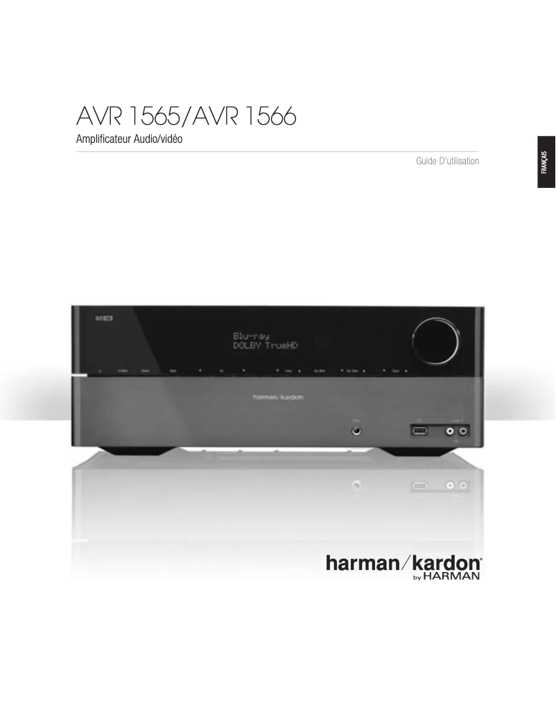 Page 1 de la notice Manuel utilisateur Harman Kardon AVR 1566
