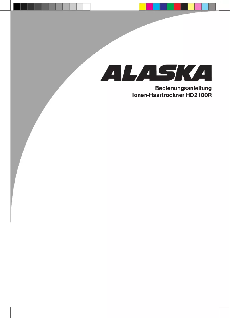 Página 1 del manual Manual de usuario Alaska HD2100R