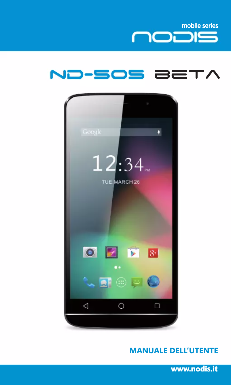 Page 1 de la notice Manuel utilisateur Nodis ND-505 BK