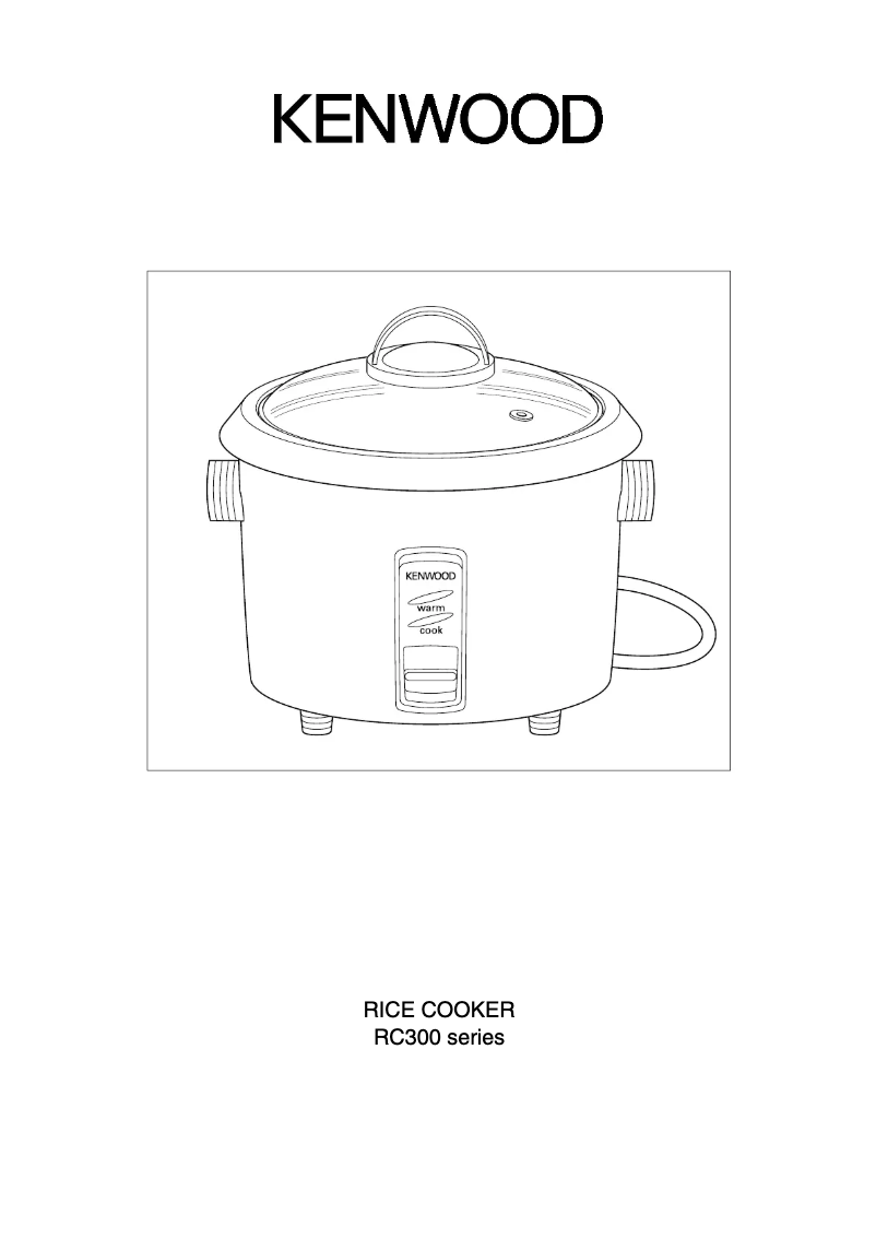 Page 1 de la notice Manuel utilisateur Kenwood RC300