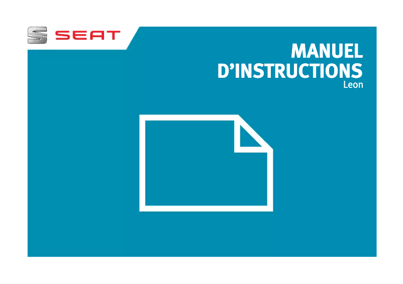 Page 1 de la notice Manuel utilisateur Seat Leon ST (2014)