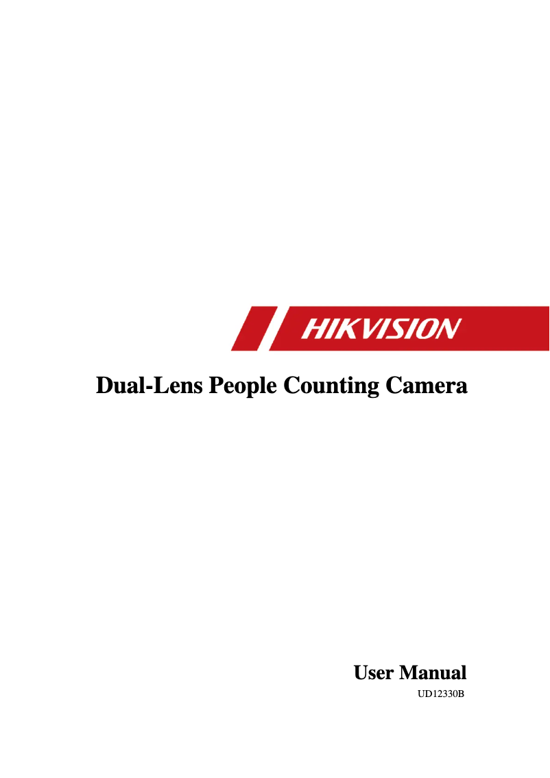 Page 1 de la notice Manuel utilisateur Hikvision IDS-2CD6810F/C