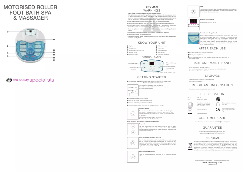 Página 1 del manual Manual de usuario Rio Deluxe