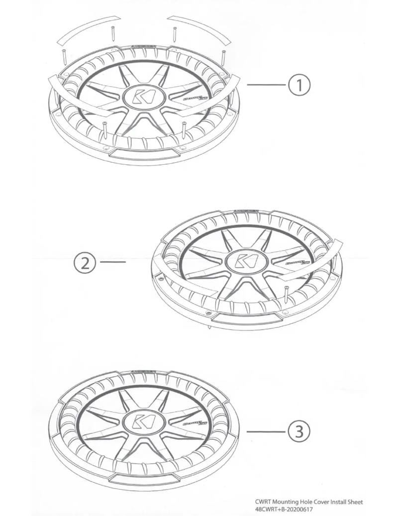 Página 1 del manual Manual de usuario Kicker 48CWRT122