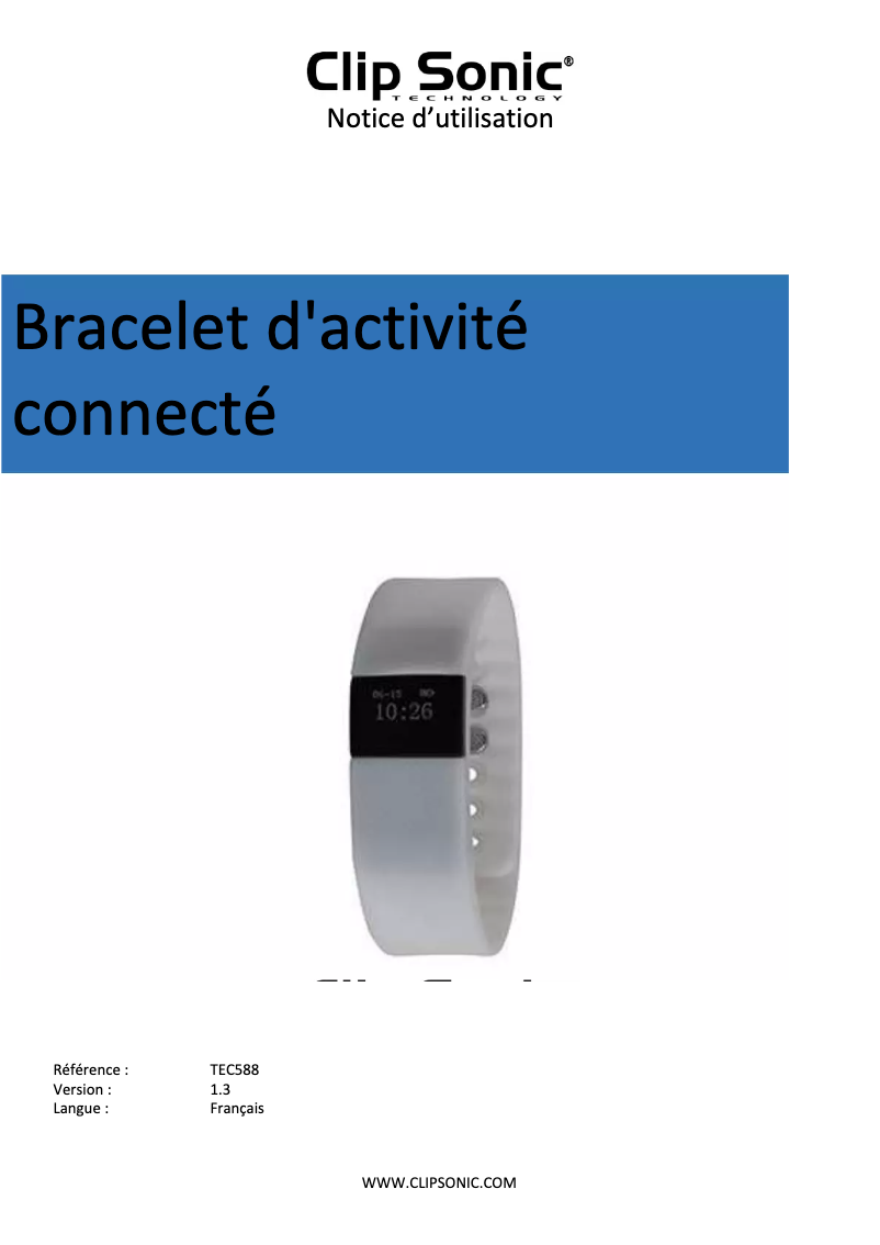 Página 1 del manual Manual de usuario Clip Sonic TEC588