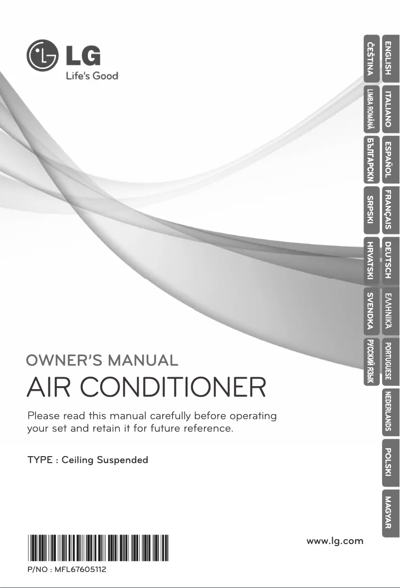 Page 1 of the manual User Manual LG ARNU18GVJA2