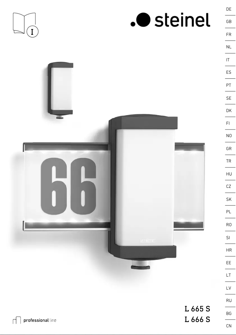Página 1 del manual Manual de usuario Steinel L 666 LED