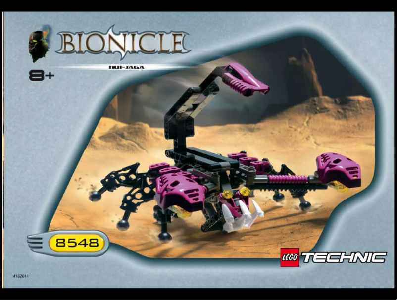 Page 1 de la notice Manuel utilisateur Lego Bionicle 8548