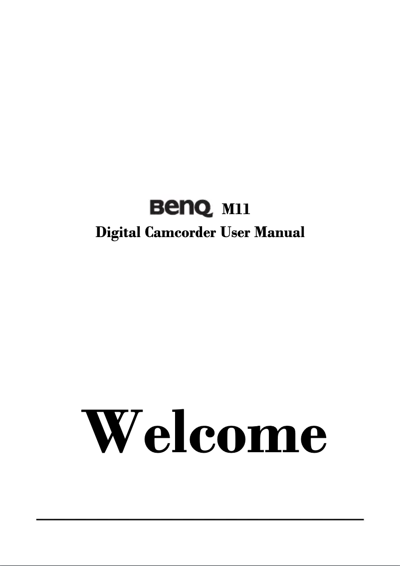 Page 1 de la notice Manuel utilisateur BenQ 9H.A1901.9DA
