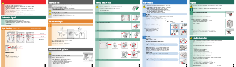 Page 1 de la notice Guide d'installation Siemens WD14H42XEP