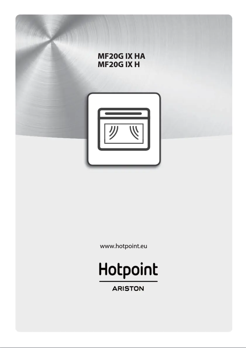 Página 1 del manual Manual de usuario Hotpoint MF25G IX HA
