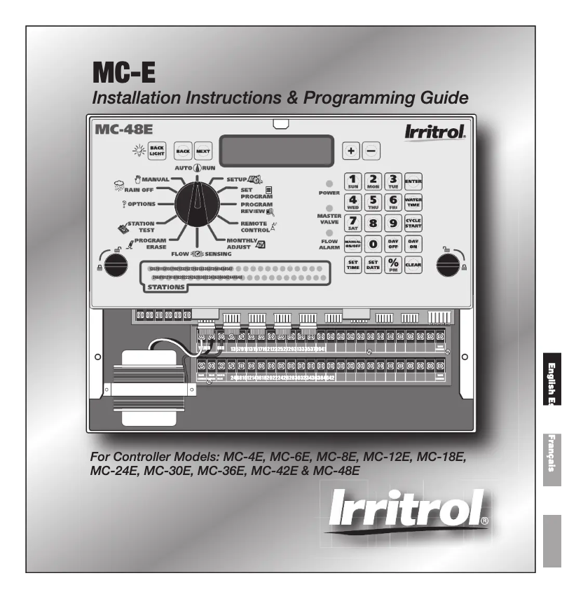 Página 1 del manual Manual de usuario Irritrol MC-6E