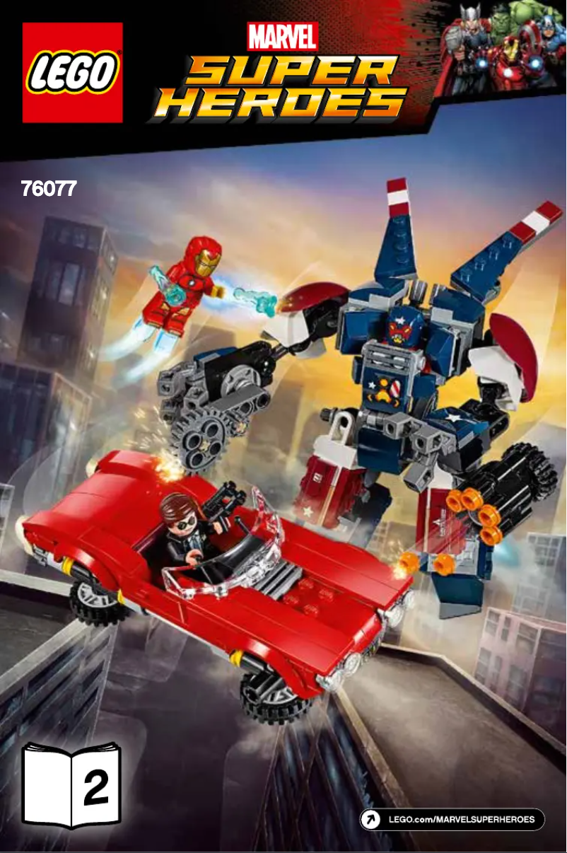 Página 1 del manual Manual de usuario Lego Marvel Super Heroes 76077