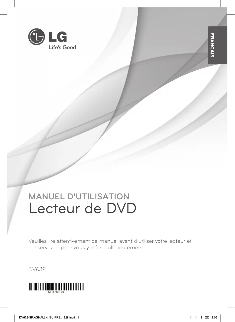 Page 1 of the manual User Manual LG DV632
