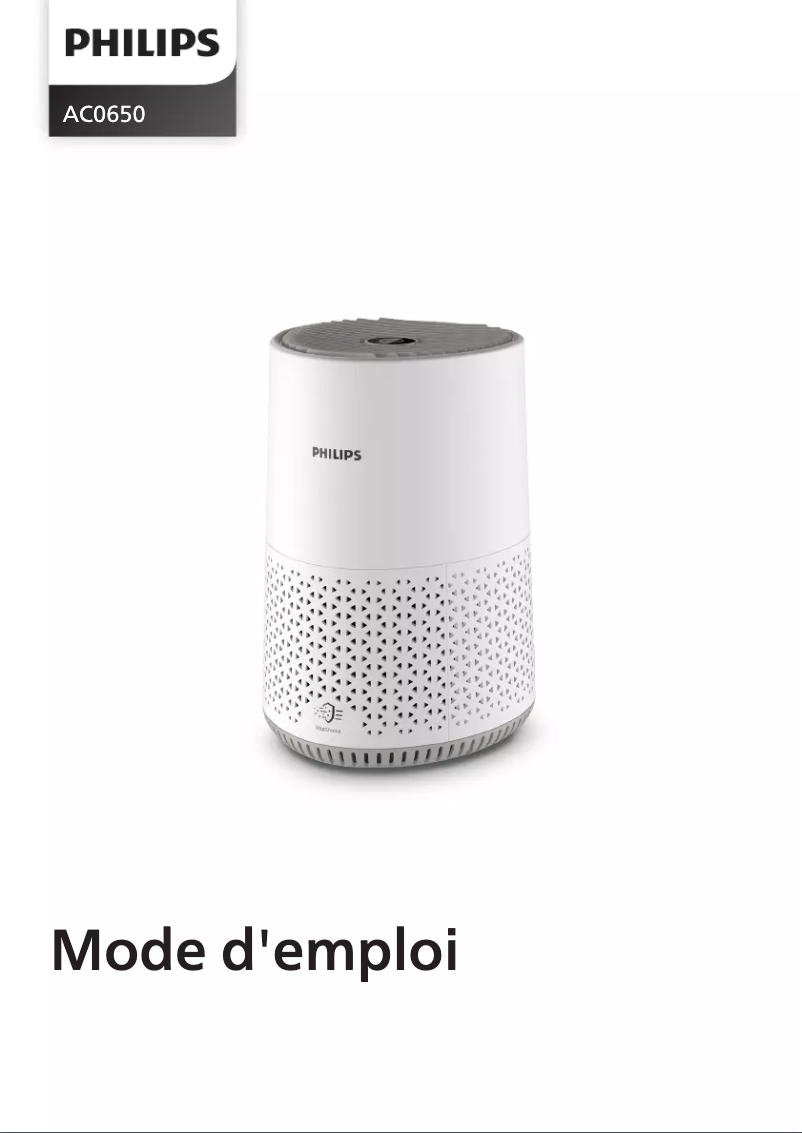 Page n°1 - Manuel utilisateur Philips AC0650